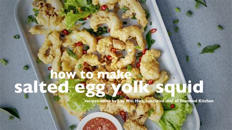 So unfortunately there isn't a recipe :(( if you search salted egg squid recipes on youtube, i'm sure most will work well! VIDEO RECIPE: How to cook salted egg yolk squid at home ...