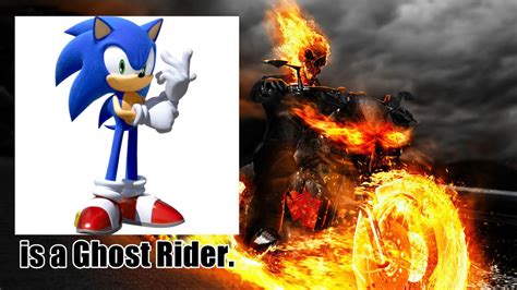 What If Sonic The Hedgehog As A Ghost Rider By Toainsully On Deviantart