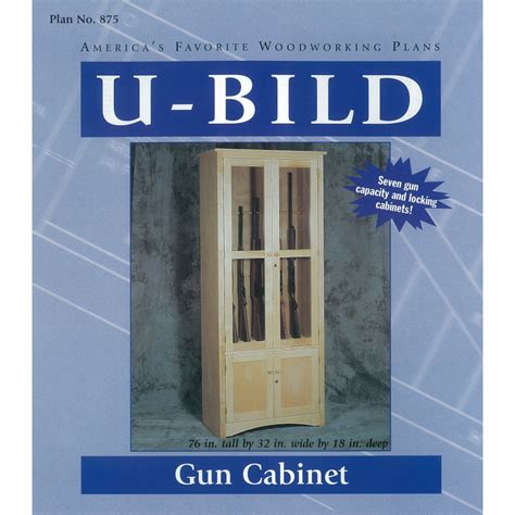 This kind of a gun cabinet is the best for those who like traveling. Shop U-Bild Gun Cabinet Woodworking Plan at Lowes.com