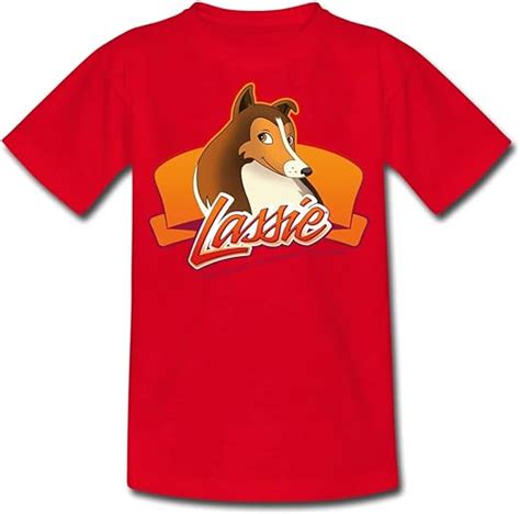 Spreadshirt Lassie Logo Teenager T Shirt Amazonde Bekleidung