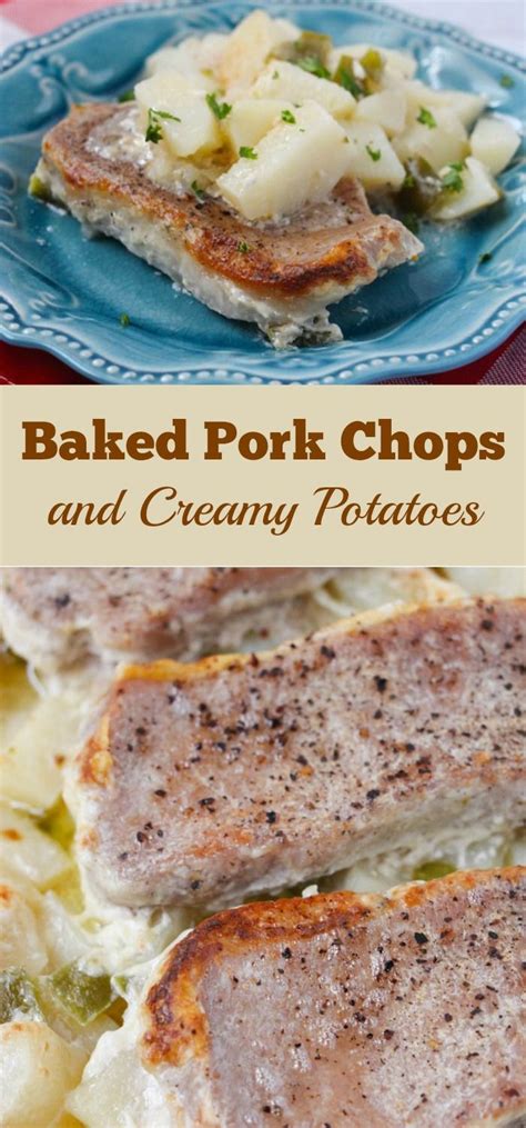 Usually, baked pork chop recipes lack caramelisation. This baked pork chops and creamy potato dish melts in your mouth and is an easy weeknight dish ...
