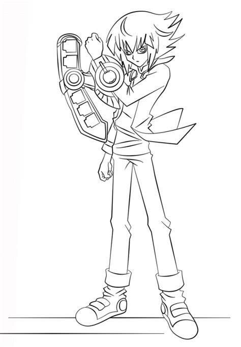 Desenhos De Personagem De Yu Gi Oh 9 Para Colorir E Imprimir Colorironlinecom