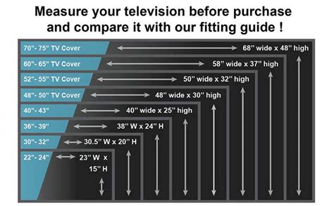 58 Inch Tv Dimensions