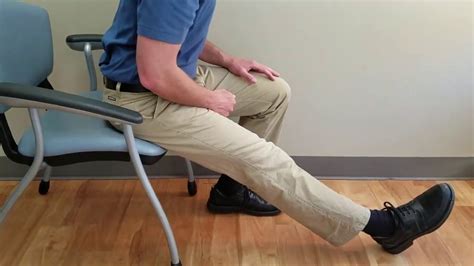 Hamstring Stretch Seated In Chair Youtube