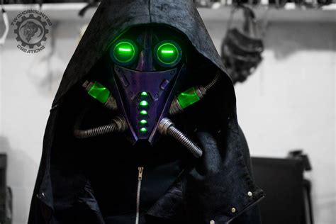 The Xenomancer Scifi Light Up Mask By Twohornsunited On Deviantart