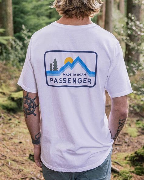 T Shirt En Coton Recyclé Made To Roam Blanc Passenger