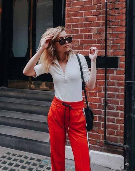 the lipstick fever wearing the me em side stripe trousers side stripe trousers comfy casual