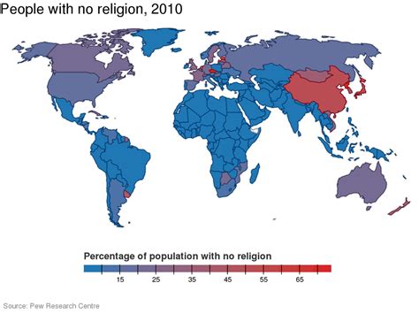 the future of religion in 7 maps and charts indy100 indy100