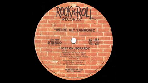 Weird Al Yankovic I Lost On Jeopardy 12 Mix 1984 Youtube