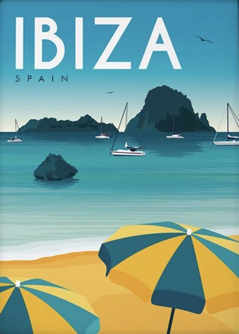 Ibiza Spain Ibiza Travel Travel Posters Vintage Travel Posters