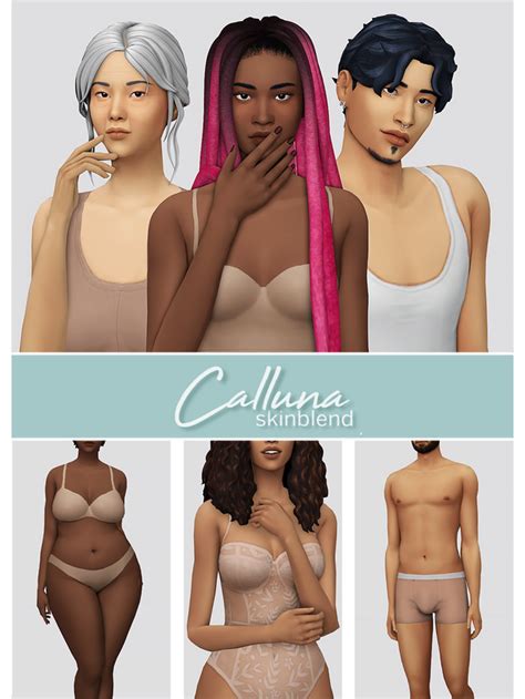 Calluna A Non Default Skinblend The Sims Skin Sims Hair Sims My XXX Hot Girl