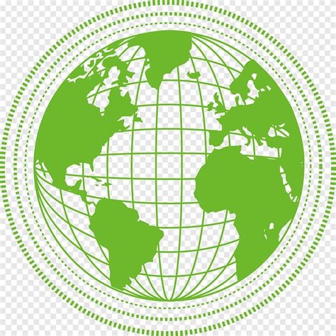 Wereldkaart Illustratie Groene Aarde Illustratie Oppervlakte