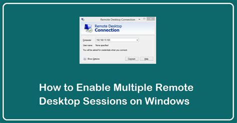 How To Enable Multiple Rdp Sessions On Windows Server Tecadmin