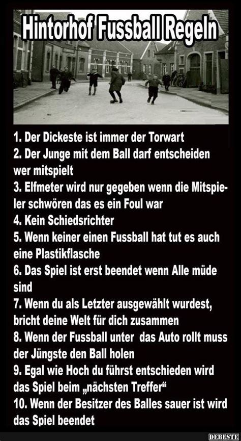 Hintorhof Fussball Regeln | Lustige Bilder, Sprüche, Witze ...