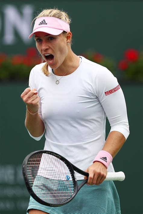 She began her pursuit of becoming a tennis player at the age of three. ANGELIQUE KERBER at 2019 Indian Wells Masters 1000 03/11/2019 - HawtCelebs