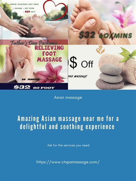 Amazing Asian Massage Near Me For A Delightful And Soothing Experience By Ctspamassage Issuu