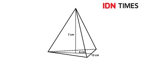 Rumus Volume Limas Segitiga Lengkap Dengan Contoh Soalnya