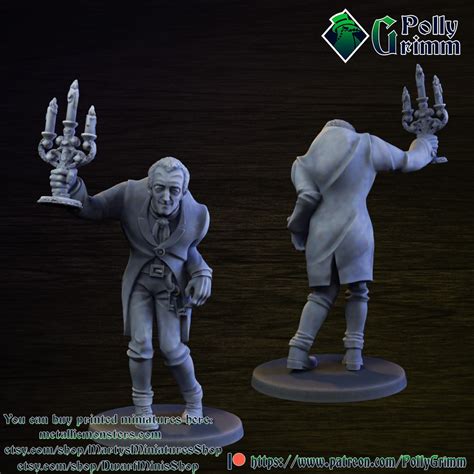 Igor Hunchbacked Assistant Victorian Butler Of Mad Scientist Steampunk Tabletop Miniature