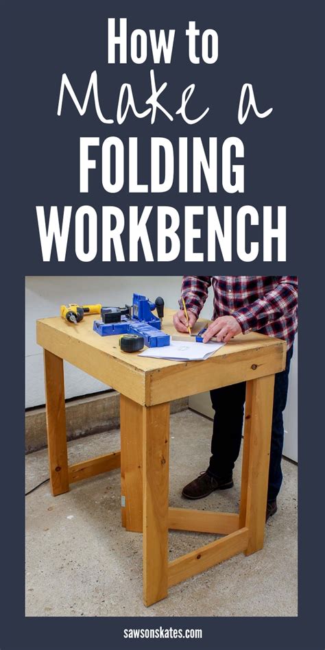 Diy Folding Workbench Simple And Sturdy Saws On Skates®