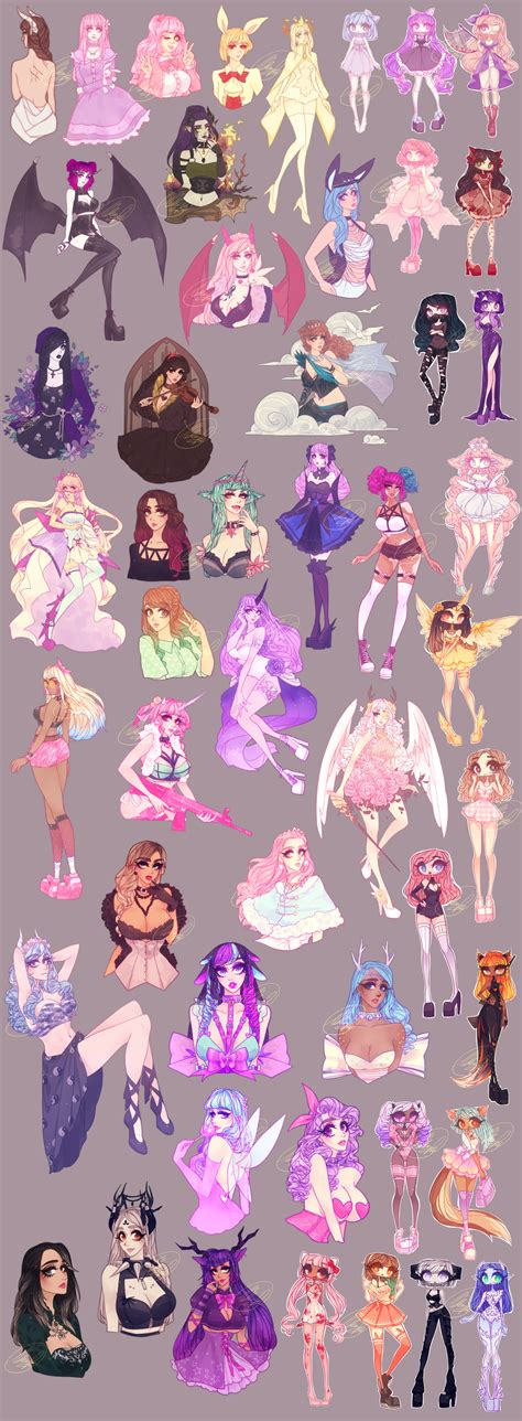 Take a sneak peak at the movies coming out this week (8/12) 'national lampoon's christmas vacation' cast: Commission dump by agent-lapin.deviantart.com on @DeviantArt | Character design, Cute art, Drawings