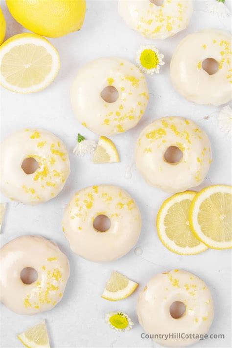 Lemon Donuts With Lemon Glaze