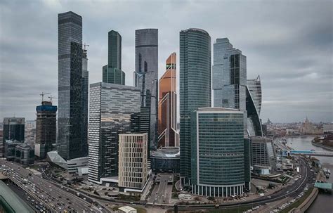 A city is a large human settlement. The Skyscrapers of Moscow City, in Photos