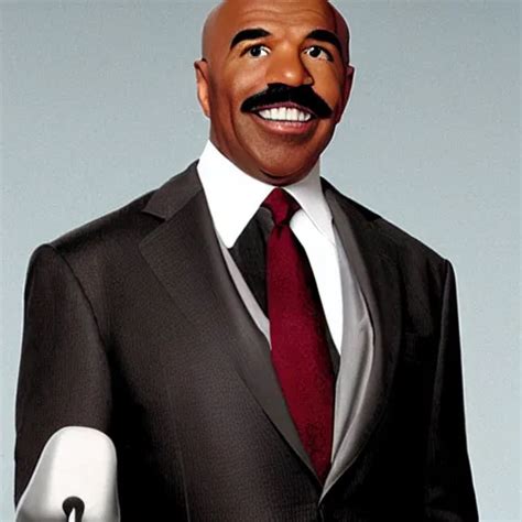 Steve Harvey With Hair And No Mustache Stable Diffusion