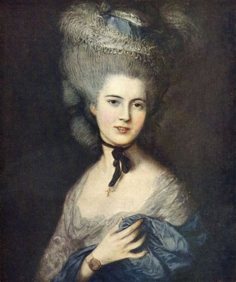Gainsborough Portrait Of Duchess De Beaufort 1770 Portrait Thomas