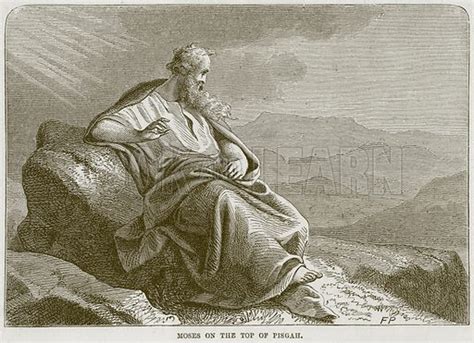 Moses On The Top Of Pisgah Stock Image Look And Learn