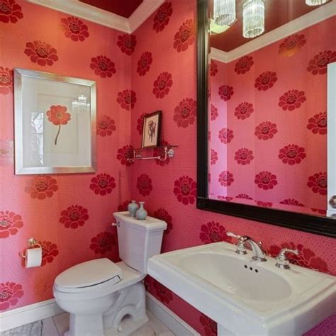 21 Gorgeous And Feminine Pink Powder Room Ideas