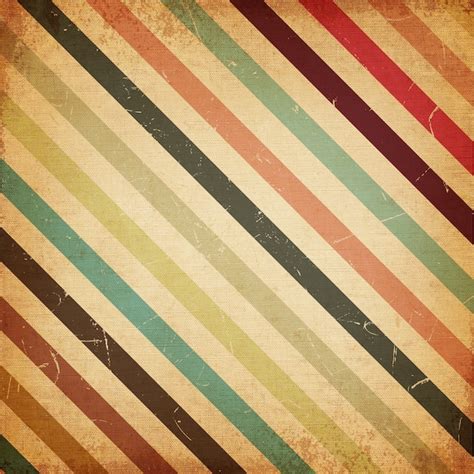 Premium Photo Retro Stripe Pattern Vintage Background