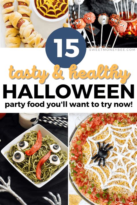 15 Easy And Healthy Halloween Party Food For Kids Sweet Money Bee