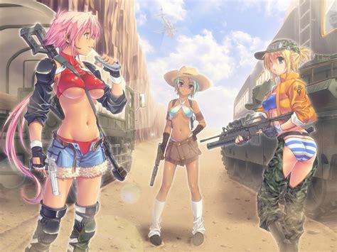 Guns Sexy Anime Girls Hd Wallpaper Projects To Try Pinterest Anime Girls Cute Anime Girl