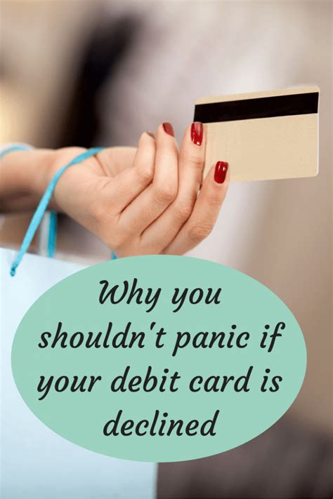 When it happens, ideally you'll have a debit card or backup. Why you shouldn't panic if your debit card is declined.... | The Diary of a Frugal Family