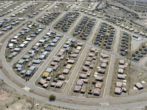Aerial View Ghost Town Eagle Mountain Riverside County California Usa