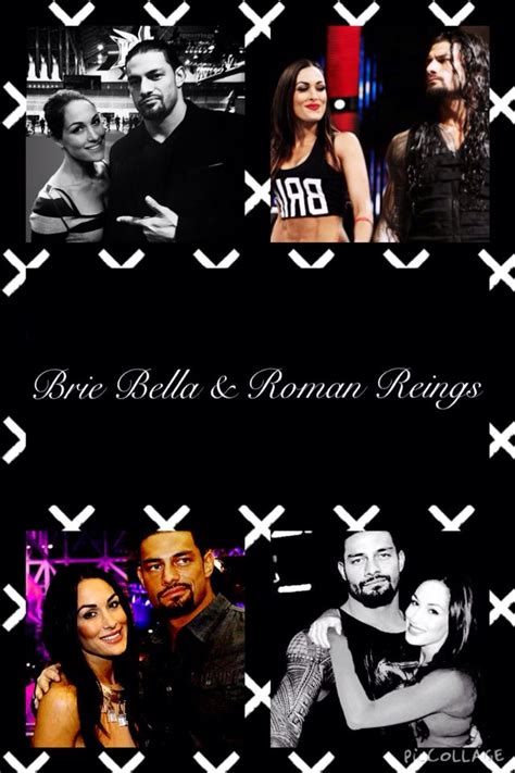 Roman Reigns And Brie Bella Broman Wwe Superstar And Diva Roman Reigns Roman Regins Roman Reings