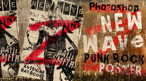 Photoshop How To Design And Create A Vintage 1970s New Wave Punk
