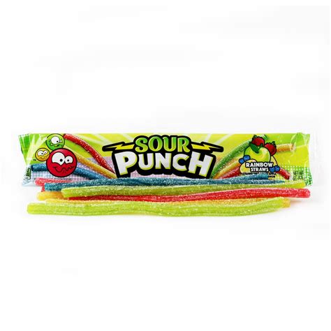 Sour Punch Watermelon Straws 2oz Candy Funhouse