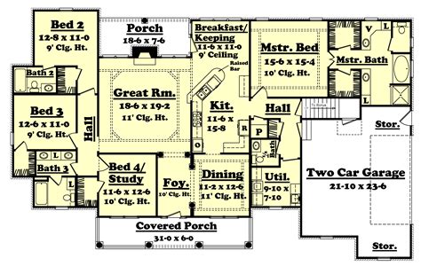 2500 Square Foot Ranch House Floor Plans 10 Images Easyhomeplan