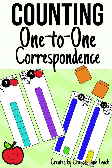 Counting One To One Correspondence Counting Kindergarten Special