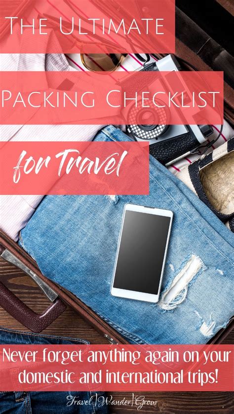 The Ultimate Vacation Packing Checklist Vacation Packing Checklist