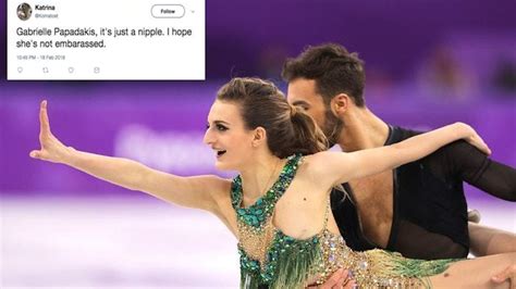 Gabriella Papadakis Wardrobe Malfunction Cant Keep Her From Going For Olympic Gold