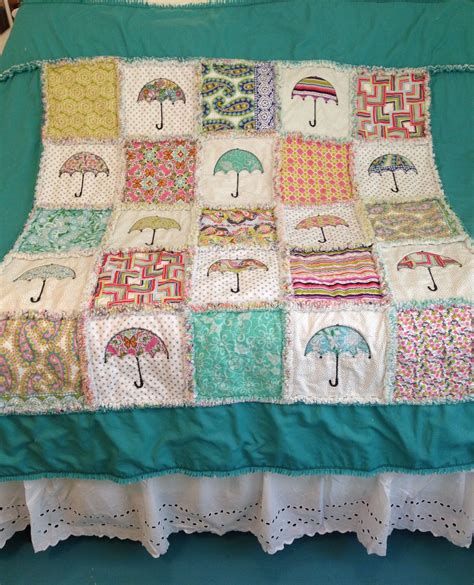 The Umbrella Quilt Is Complete Umbrellas Baby Quilts Blanket Projects Log Projects Blue