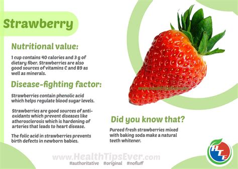 Strawberry Health Benefits With Infographics Health Tips Ever Magazine