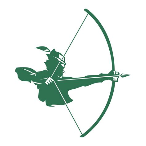 Symbol Icon Logo Vector A Green Archer 11469918 Vector Art At Vecteezy