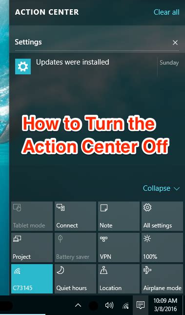 Action Center Windows 10 Not Opening Tamilkda