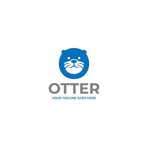 Premium Vector Otter Logo Design Unique And Cute Vector Graphic