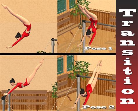 Mod The Sims Request Live2draws Gymnastics Pose Set Part I