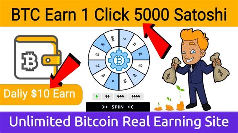 Join them and put in the right effort to start making money online. 1 Click 5000 Shatoshi Bonus Claim Bitcoin Earn Daliy $10 Earning Site 2020 Online income ...