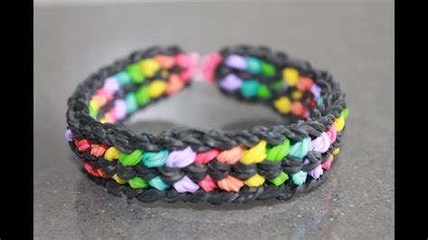Rainbow Loom Nederlands Double Capped Dragon Scale Armband Youtube